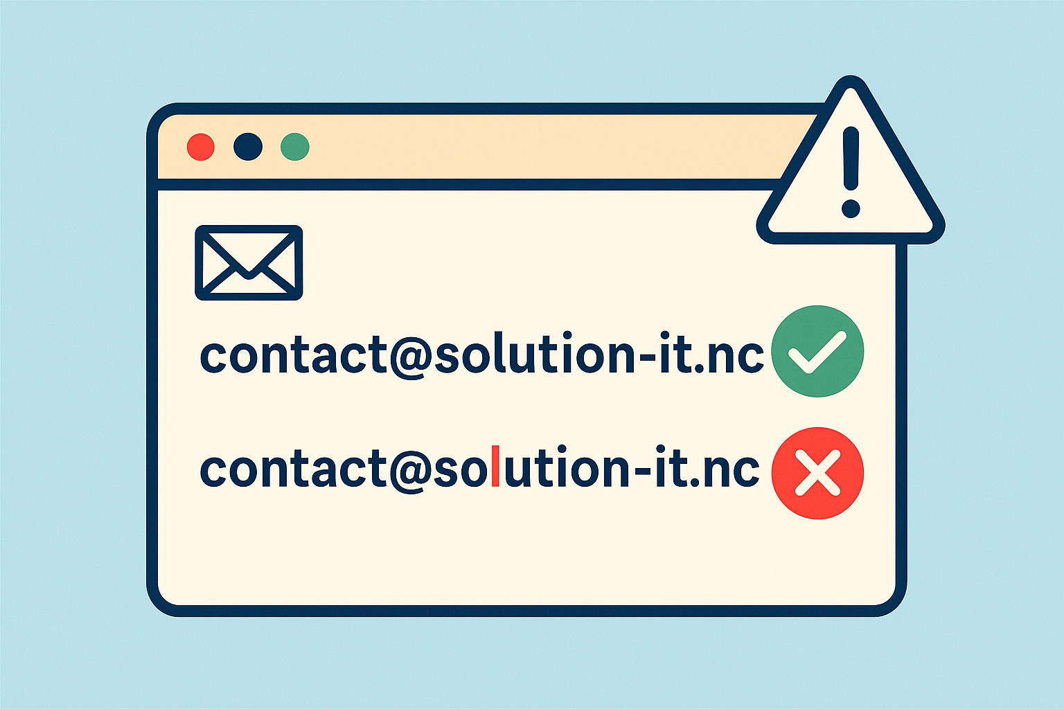 Attaques par homographe : attention aux faux expéditeurs